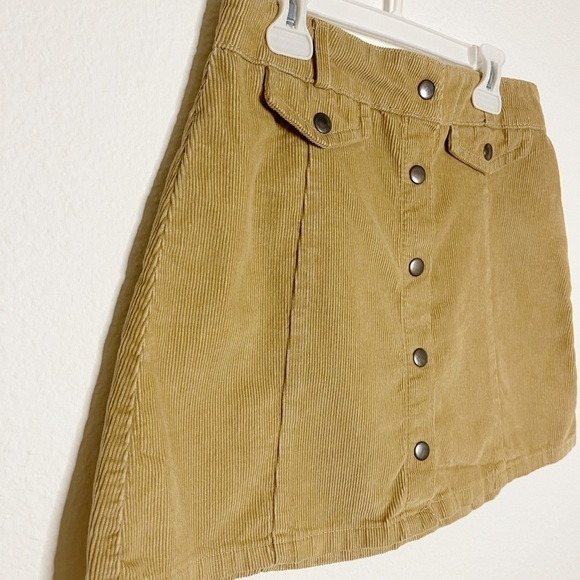 BDG Urban Outfitters Corduroy Button Front Mini Skirt - Picture 3 of 9
